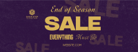 Simple Grunge Season Sale Facebook Cover Image Preview