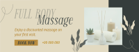 Relaxing Massage Therapy Facebook Cover