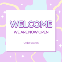 Welcome Now Open Instagram Post Image Preview