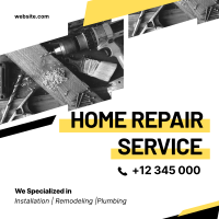 Modern Repair Service Instagram Post Design