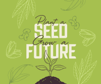 Earth Day Seed Planting Facebook Post