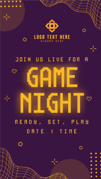 Futuristic Game Night Instagram Reel