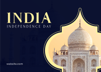 India Freedom Day Postcard