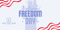 Freedom Day Celebration Twitter Post