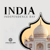 India Freedom Day Instagram Post Design