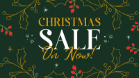 Decorative Christmas Sale Facebook Event Cover