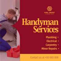 Handyman Service Instagram Post Image Preview