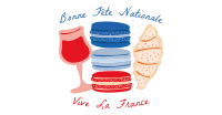 French Food Illustration Facebook Ad