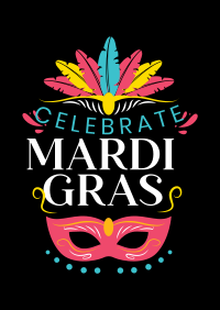 Celebrate Mardi Gras Poster