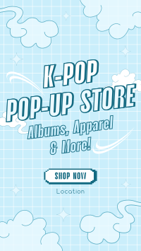 Kpop Pop-Up Store Instagram Reel Image Preview