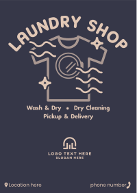 Line Work Laundry Flyer