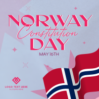 Flag Norway Day Instagram Post