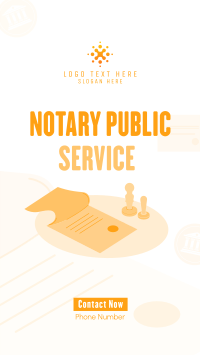 Notary Stamp Instagram Story