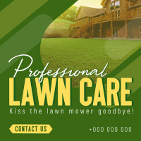 Professional Lawn Cleaning Instagram Post Image Preview