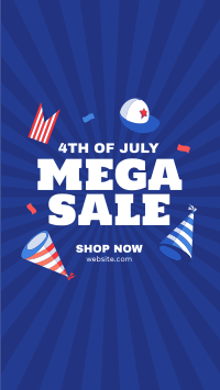 Independence Mega Sale Instagram Reel Image Preview