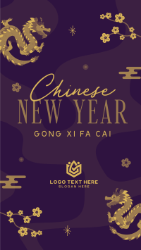 Lunar New Year Dragon Instagram Reel Design