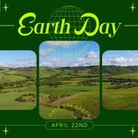 Earth Day Minimalist Instagram Post Image Preview