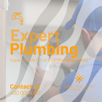 Doing Clean Plumbing Works Instagram Post Design