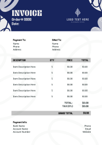 Quirky Creative Business Invoice