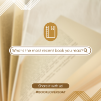 Book Day Recommendation Instagram Post Design