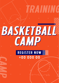 Basketball Sports Camp Poster