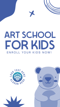 Art Class For Kids Facebook Story