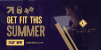 Get Fit This Summer Twitter Post