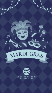 Mardi Gras Celebration Instagram Reel Image Preview