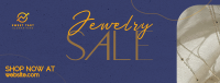 Clean Minimalist Jewelry Sale Facebook Cover Image Preview