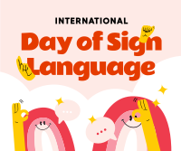 Sign Language Day Facebook Post