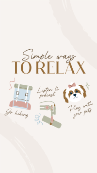 Cute Relaxation Tips YouTube Short