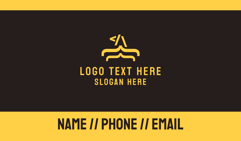 Code Business Card example 1