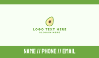 Fresh Avocado Business Card Design