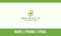 Fresh Avocado Business Card