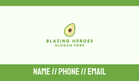 Fresh Avocado Business Card Image Preview