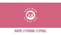 Dog Cafe Business Card example 4