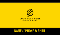 Static Business Card example 2