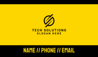 Electrical Letter S Business Card