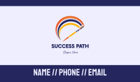 Paintbrush Rainbow Arc Business Card Image Preview