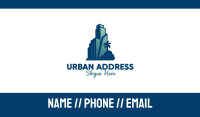 Tropical City Building  Business Card Image Preview