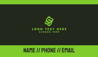 Leaf S Ring Business Card Design