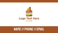 Burger Cheeseburger City Business Card