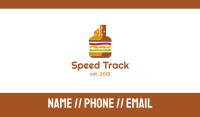 Burger Cheeseburger City Business Card