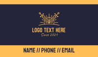 Golden Sword Sun Business Card