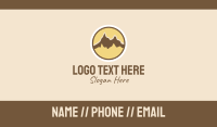 Hiking Equipment Business Card example 4