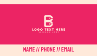 Shopping Letter B Business Card Design