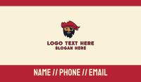 Cute Pirate Head Business Card