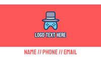 Gaming Hat Business Card Design