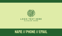 Minimalist Pine Forest  Business Card