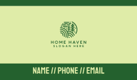 Minimalist Pine Forest  Business Card